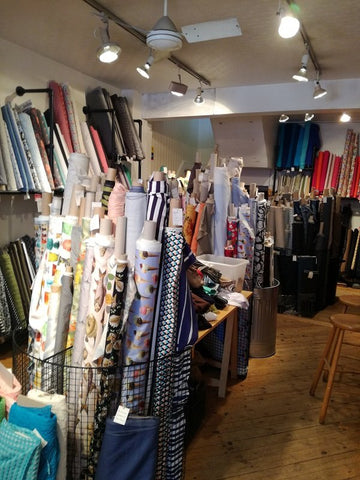 Fabric shopping in Brighton + Sewmance Festival