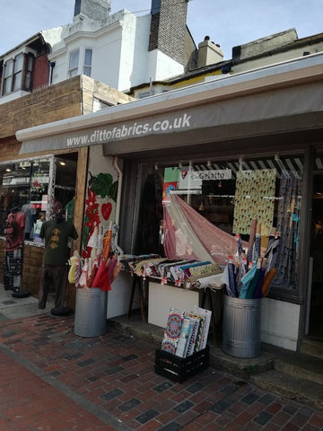 Fabric shopping in Brighton + Sewmance Festival