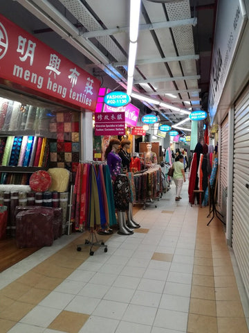 Capsule wardrobe, Singapore fabric shopping & ikats