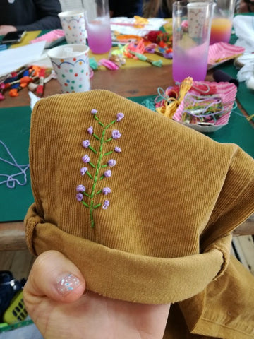 Embroidery class with New Craft House