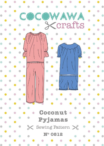 Coconut Pjs cover sewing pattern