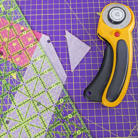 Sew bias binding strip tutorial