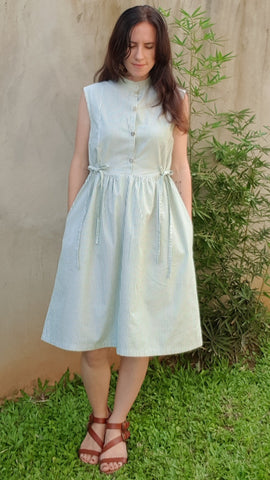 Emily tester Honeycomb shirt dress sewing pattern