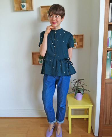 Honeycomb shirt sewing pattern