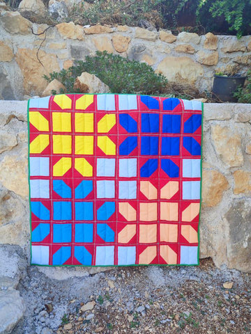 Eleanor test Cutting Corners Quilt pattern