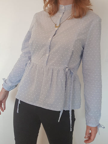 Laurène Honeycomb tester shirt dress sewing pattern