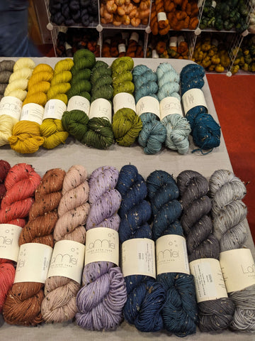 La Miel yarns stand Love Yarn Festival Madrid