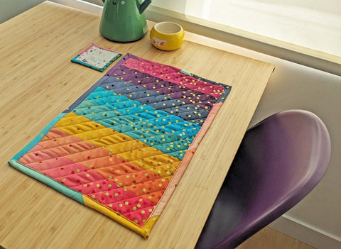 Free tutorial handmade quilt placemat