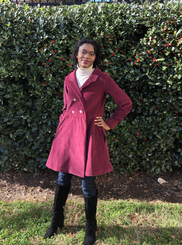 Jeanessa Maple Dress hack coat jacket sewing pattern