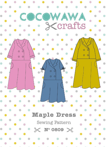 Cover Maple dress sewing pattern