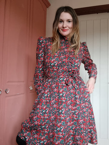 Maple Dress sewing pattern hack CocoWawa Crafts