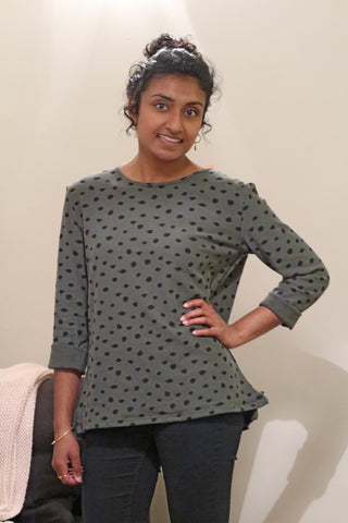 Mayuri Chestnut top sewing pattern hack