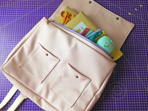Hazelnut backpack sewing pattern