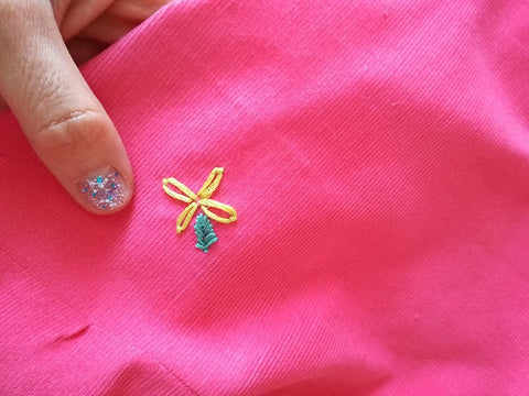 Embroidery Mini Marshmallow dress sewing pattern kids