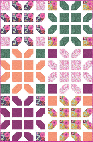 Monkland Cutting Corners Quilt fabric kit pattern