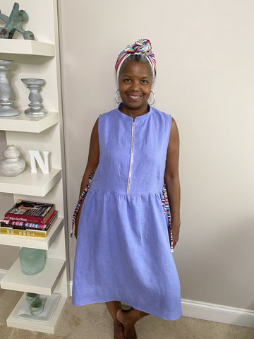 Nikki guest post Honeycomb Dress sewing pattern hack