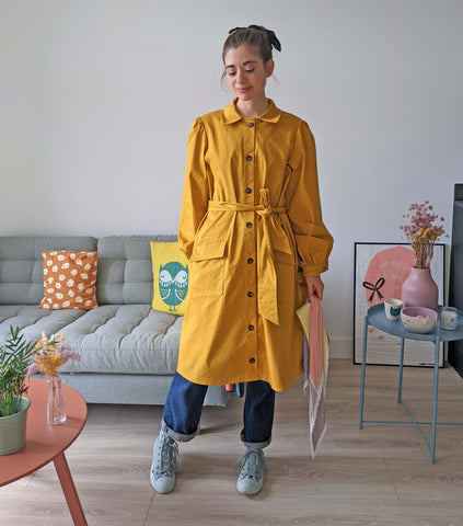 Nutmeg trench jacket sewing pattern