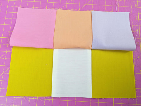 Open seams nesting seams technique showing right side matching