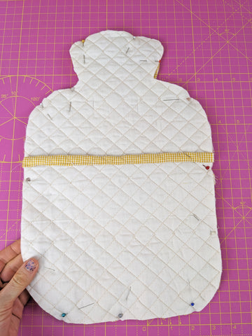 Pin and sew tutorial hot bottle water cover