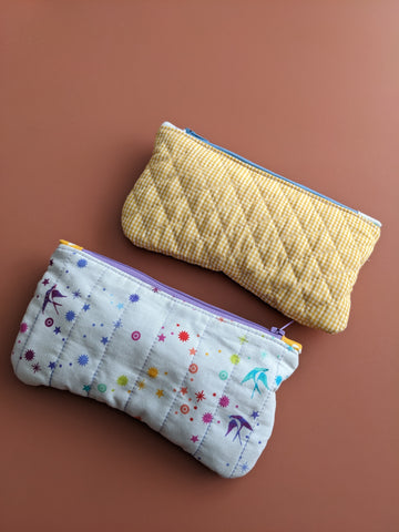 Quilted glasses case