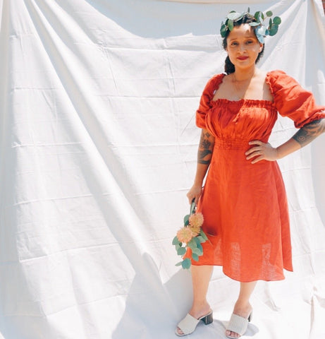 Paloma hack Raspberry dress sewing pattern