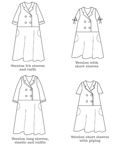 Cover Maple dress sewing pattern