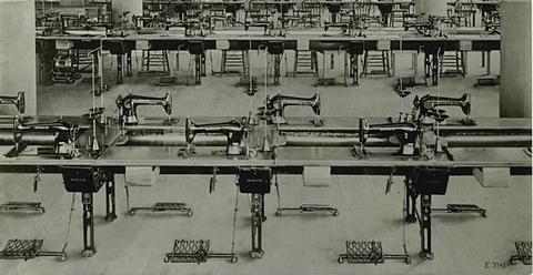 Clothing manufacturer in the 1800s