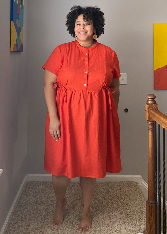 Apricot Pinafore Dress and Top - PDF sewing pattern – CocoWawa Crafts