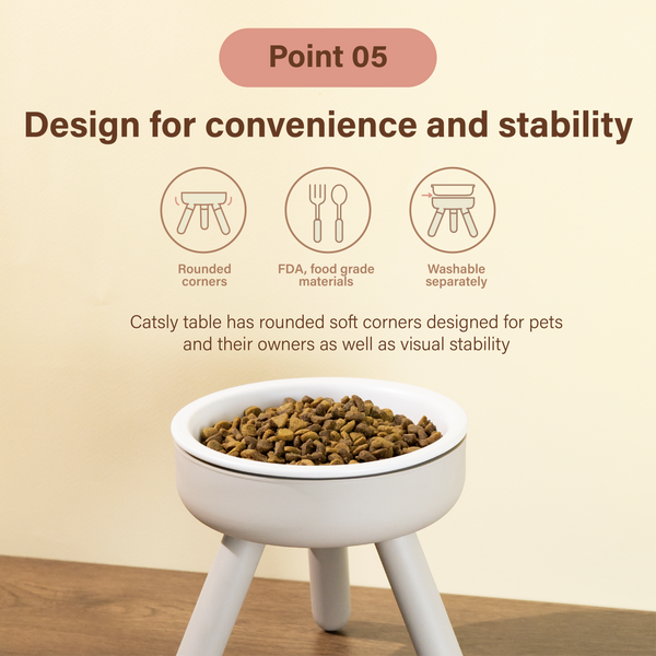 convenience pet bowl stands