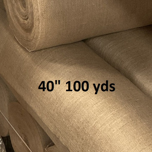 100 Yards of 24 Inch Wide Burlap Roll