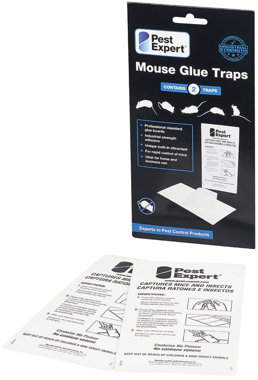 24 Pack Large Baited Glue Traps Sticky Mouse Trap Rat Traps Indoor Rodent  Killer Baited Trays