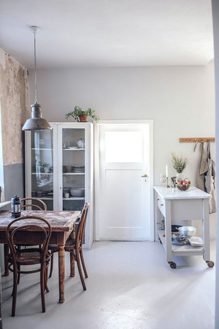 The Sebastian Cox Kitchen by deVOL using our extra large castor wheels