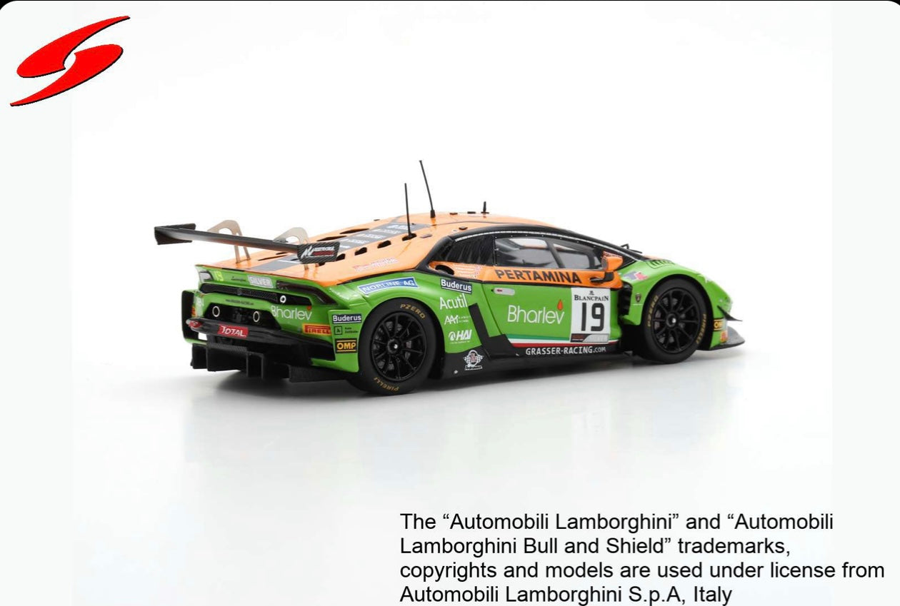 1:43 Lamborghini Huracan GT3 Evo- GRT Grosser Racing Team 24H Spa – All  Gassed Up Diecast