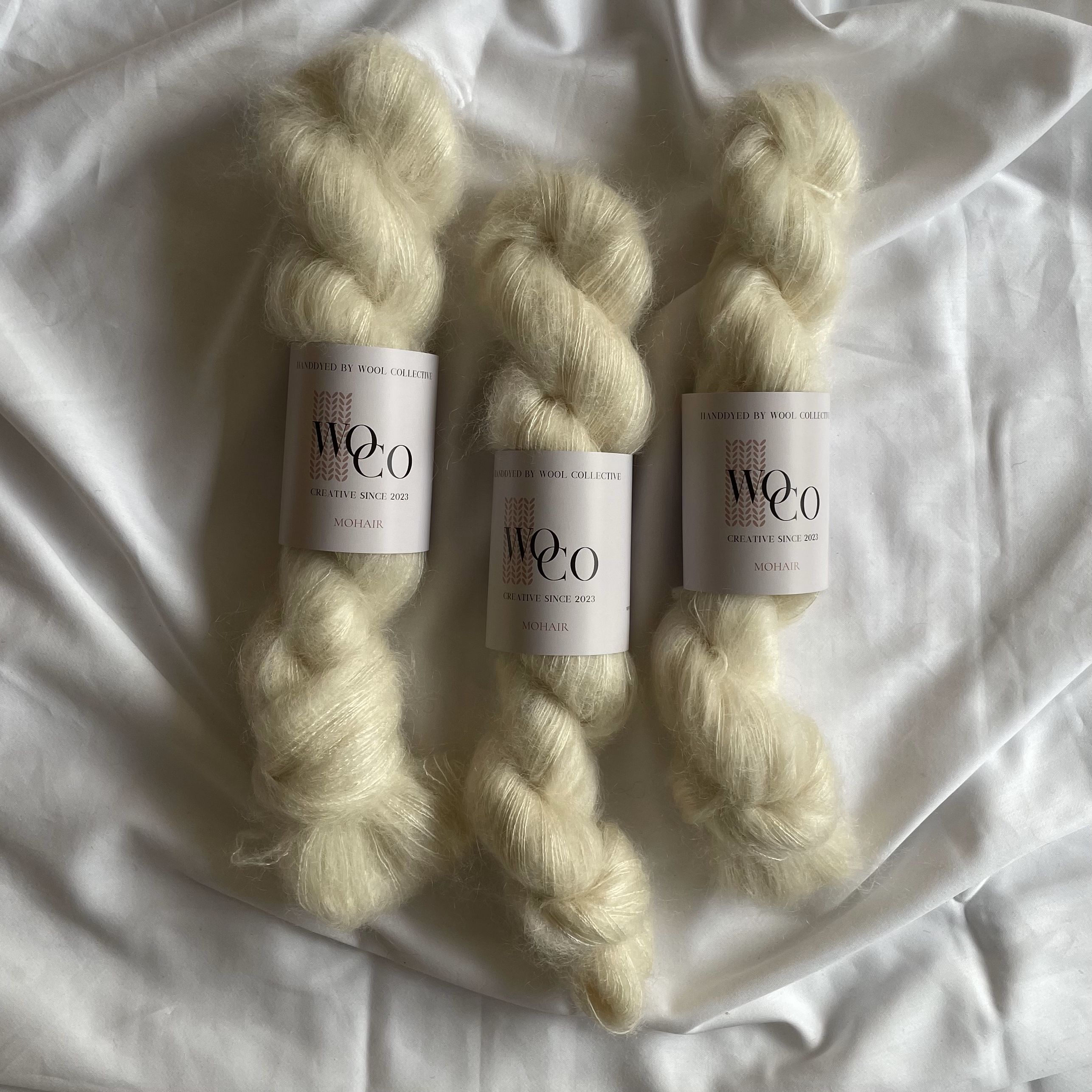 Se Mohair: Sweet Nothings (ufarvet) hos Wool Collective