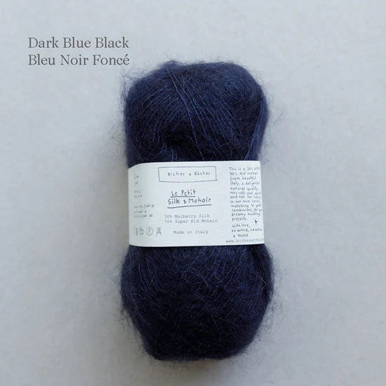 Billede af Le Petit Silk & Mohair: Dark Blue Black