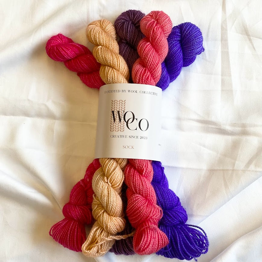 Se Sock Mini Bundle - Flower Power hos Wool Collective
