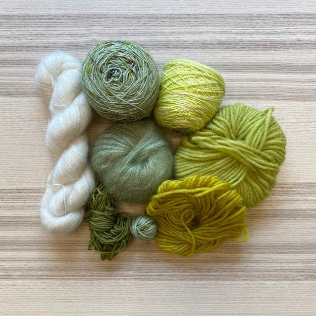 Se Restepakke - Lysegrøn hos Wool Collective