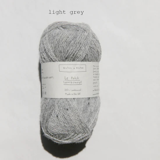 Se Le Petit Lambswool: Light Grey hos Wool Collective