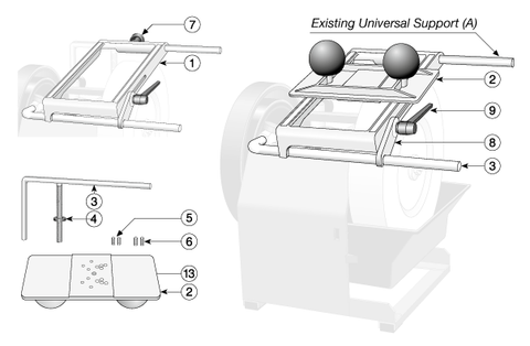 Tormek SVP-80 Moulding Knife Sharpening Jig