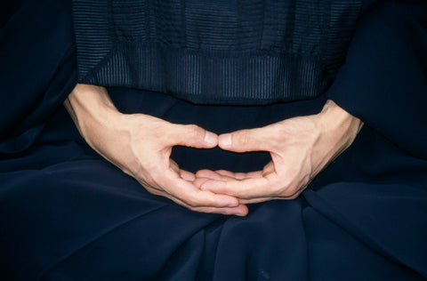Zen monk zazen zen meditation mudra zenish