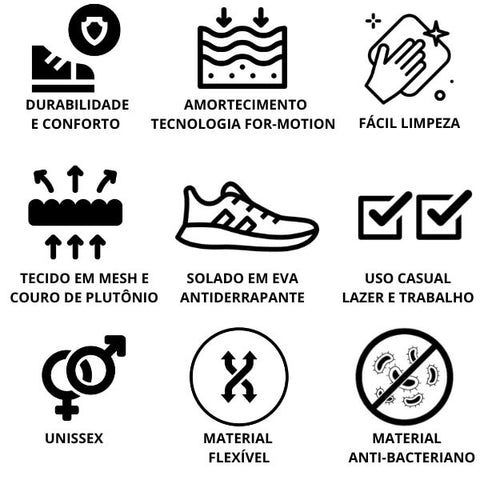 Benefícios Tênis Casual Masculino