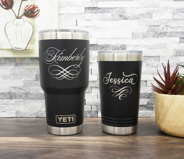 Mother's Day Gift, Personalized Travel Tumbler, Insulated Travel Mug, Yeti®  Tumbler, Laser Engraved Tumbler, Polar Camel Tumbler 