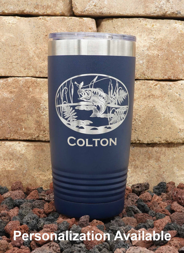 Laser Engraved YETI® or Polar Camel Tumbler Personalized with Monogram  Initials