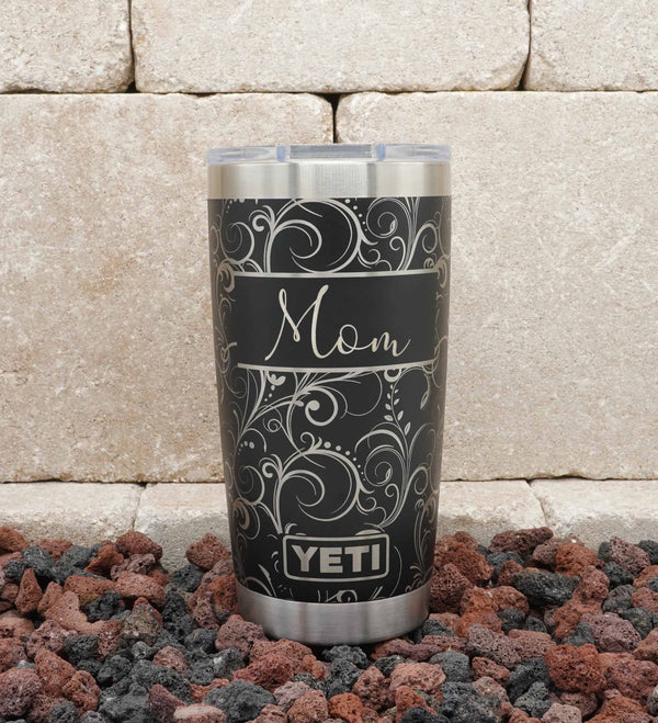 10 Oz-laser Engraved Personalization on a Yeti Tumbler, Custom