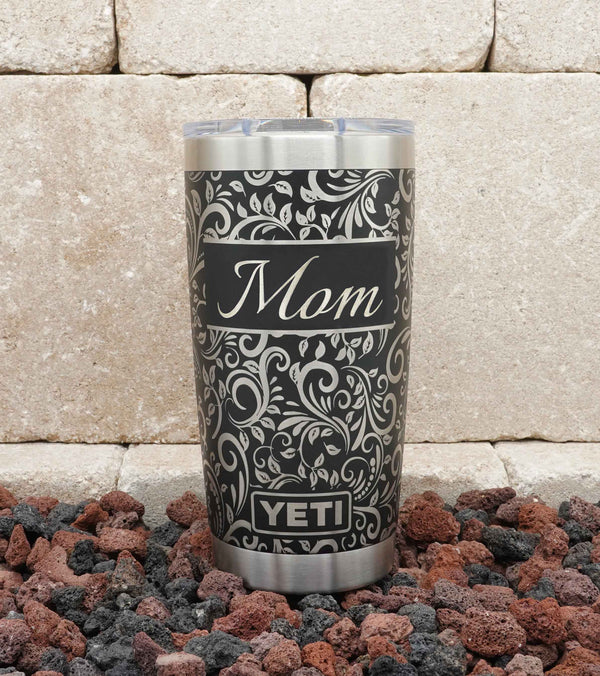 CHICAGO CUBS YETI Laser Engraved Tumblers and Colsters, 2-Side Engraving