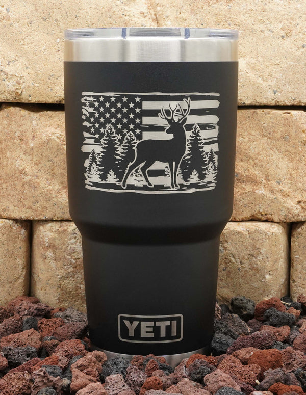 Laser Engraved YETI® or Polar Camel Water Bottle with Toolbox Diamond