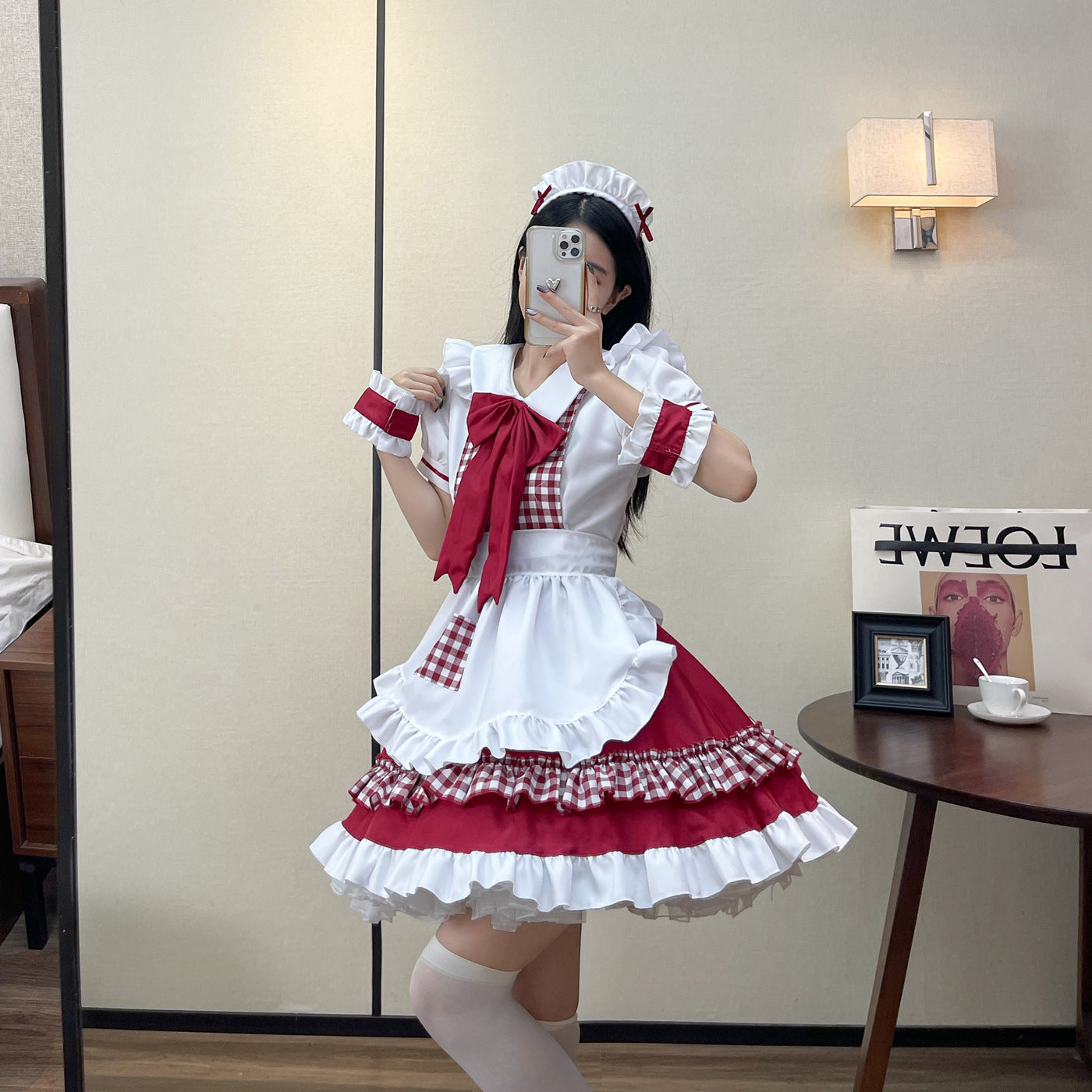 2枚で送料無料 30 【男女OK❤️】 メイド服 コスプレ メイド ゴスロリ