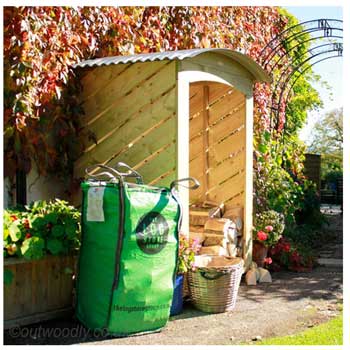 Stronghold Log Store with bag of logs