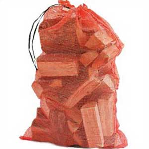 Bag of seasoned firewood