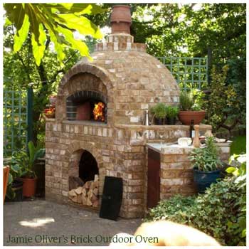 Gorgeous Brick Outdoor Oven (Jamie Oliver)